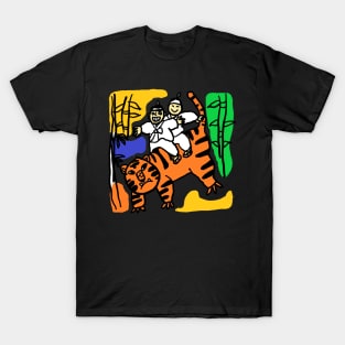 people dancing on tigers T-Shirt